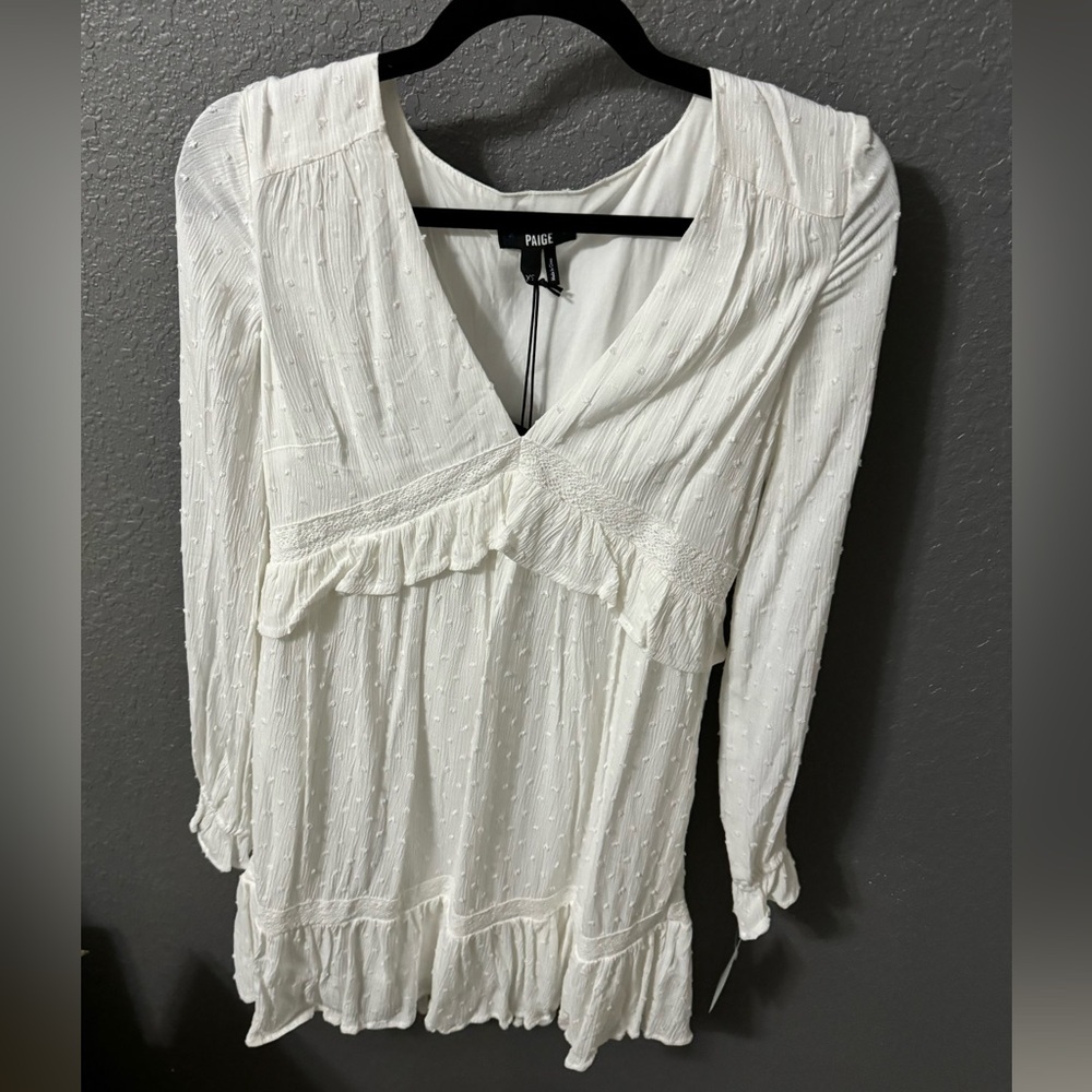 Nordstrom Paige Odelise Dress XS White NWT